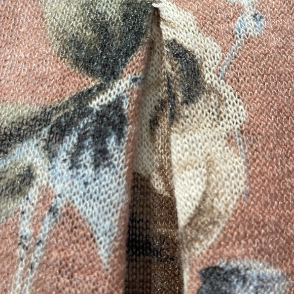 143 Story by Line‎ Up Floral Lightweight Open Cardigan Sweater S - Picture 6 of 9